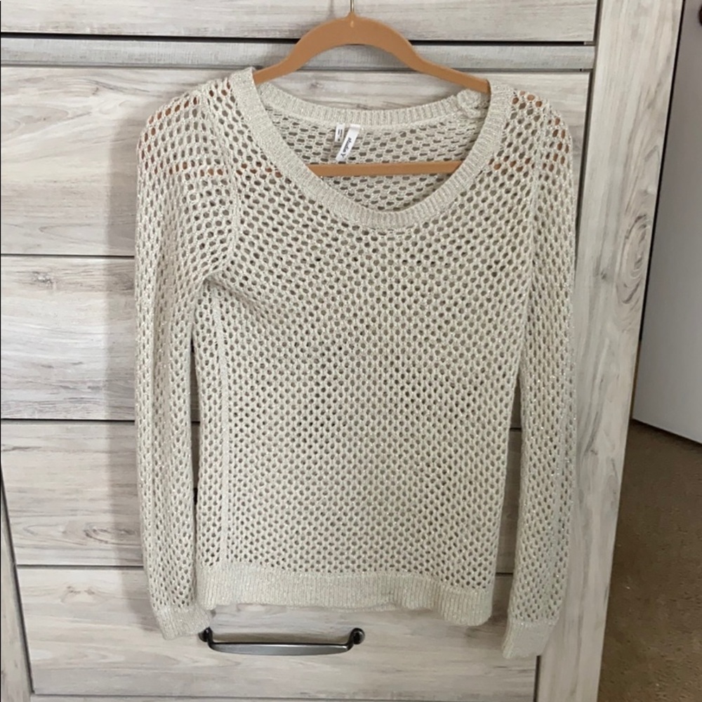 Ivory knit sweater